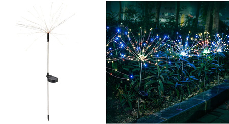 2x Lampa solarna ogrodowa DMUCHAWIEC LED 90 led