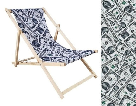Leżak Drewniany ogrodowy plażowy premium I NEED DOLLAR