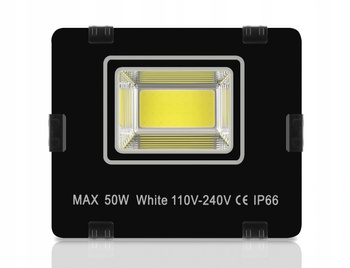 Mocna Lampa Halogen LED Certyfikat Naświetlacz 50w