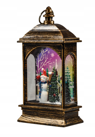 LAMPION LATARENKA LED OZDOBA ŚWIĄTECZNA LED RENIFER BOŻE NARODZENIE