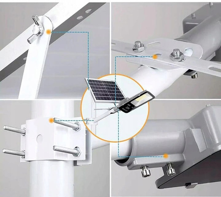 LAMPA ULICZNA LED SOLARNA 800W PRZEMYSLOWA 30 Ah