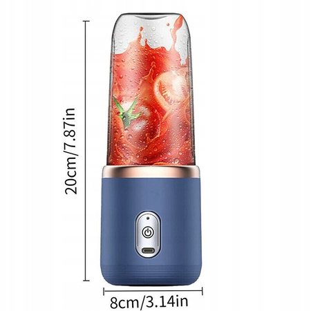 BEZPRZEWODOWY BLENDER PRZENOŚNA MINI SOKOWIRÓWKA 2 BUTELKI BLENDY AND GO