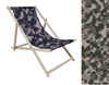 Leżak Drewniany ogrodowy plażowy premium MORO KAMUFLAGE