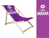 Leżak Drewniany ogrodowy plażowy premium SUPER MAMA