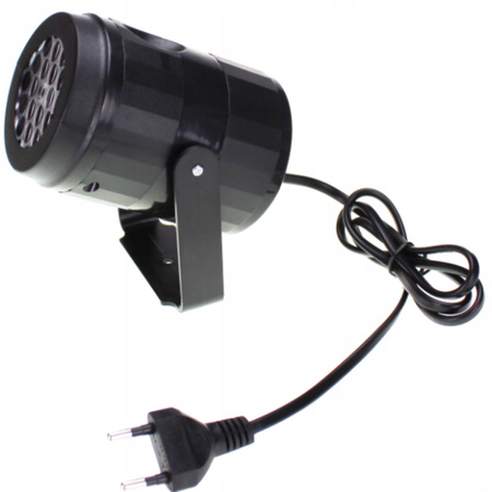 PRJEKTOR ŚWIĄTECZNY RZUTNIK LASEROWY LED NA DOM ŚNIEŻYNKI RGB WZORY