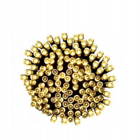 LAMPKI CHOINKOWE 100LED BIAŁE CIEPŁE FLASH WEWNĘTRZNE 9m 8 funkcji