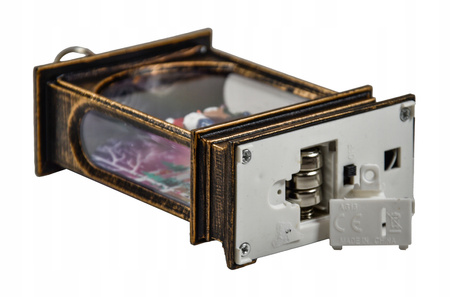 LAMPION LATARENKA LED OZDOBA ŚWIĄTECZNA LED RENIFER BOŻE NARODZENIE