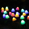 LAMPKI SOLARNE GRUNTOWE OGRODOWE WBIJANE GRZYBKI 5M 10 LED RGB