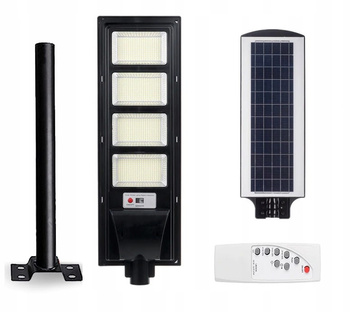 LAMPA Latarnia LED SOLARNA ULICZNA 500W + UCHWYT