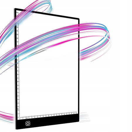 TABLICA DESKA A4 LED PODŚWIETLANA DO SZKICU PRZENOŚNA KREŚLARSKA WERSJA XL