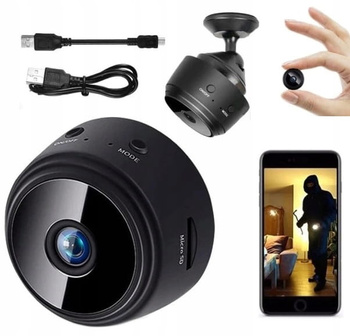 UKRYTA KAMERA SZPIEGOWSKA MINI WIFI HD DETEKCJA
