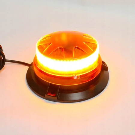 LAMPA OSTRZEGAWACZA ŚWAITŁO MAGNES UFO 12/24V 24 LED KOGUT LAMPY ROBOCZE
