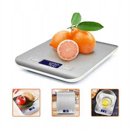 WAGA KUCHENNA CYFROWA ELEKTRONICZNA PRECYZYJNA 0.1g -5kg LCD DOTYKOWA