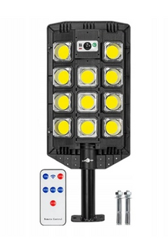LAMPA LED SOLARNA LATARNIA ULICZNA 800W + UCHWYT