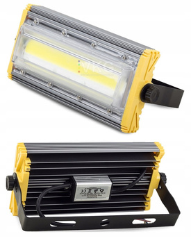 LAMPA OGRODOWA LED HALOGEN ZEWNĘTRZNA 50W 6500LM