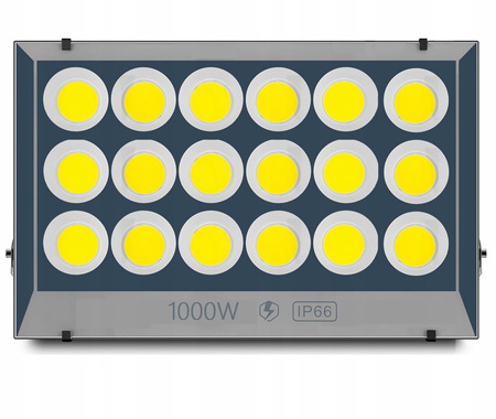 lampa LED GARAZOWA 1000W 230 ULICZNA WARSZTATOWA SUFITOWA HALOGEN BUDOWLANY