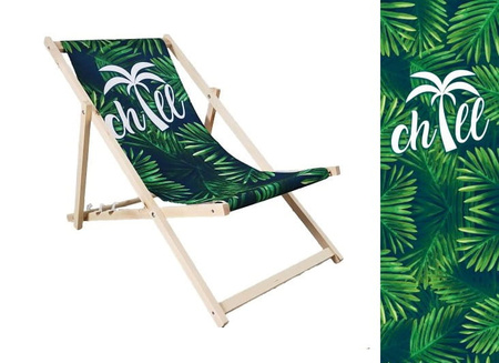 Leżak Reklamowy Z NADRUKIEM Ogrodowy Plażowy Twoje LOGO