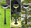 LAMPKA OGRODOWA SOLARNA WBIJANA LED MOZAIKA WARM LAMPA DEKORACYJNA 2 SZTUKI