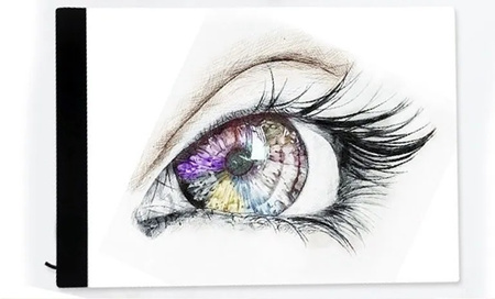 TABLICA DESKA A4 LED PODŚWIETLANA DO SZKICU PRZENOŚNA KREŚLARSKA WERSJA XL