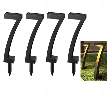 4x NOWOCZESNE LAMPY SOLARNE OGRODOWE WODOODPORNE wbijane do ogrodu