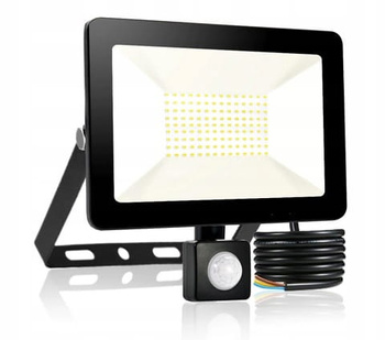 Lampa Naświetlacz LED 10W Z CZUJNIK RUCHU PREMIUM