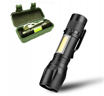 Latarka Taktyczna  ROWEROWA led cree Q5 zoom mini