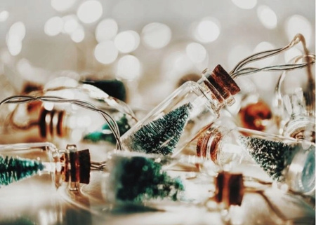 CHOINKI DEKORACYJNE BOŻE NARODZENIE ŚWIĄTECZNA DEKORACJA ZESTAW 3 PREZENT