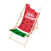 Leżak Drewniany ogrodowy plażowy premium HELLO SUMMER