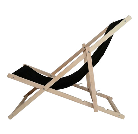Leżak Drewniany ogrodowy plażowy premium LEMONIADA