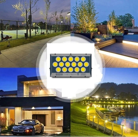 HALOGEN Lampa LED Naświetlacz 800W CERTYFIKAT COB