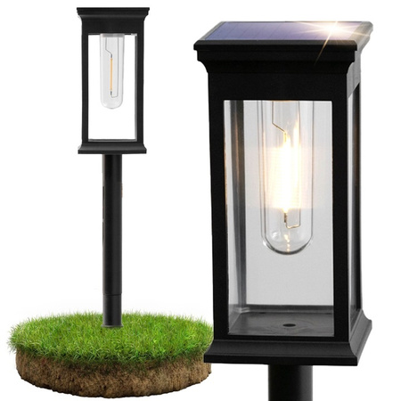 Lampki Solarne Wbijane Do Ogrodu Lampka Solarna LED Oświetlenie 2 Sztuki
