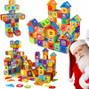 KLOCKI KONSTRUKCYJNE EDUKACYJNE ZESTAW KLOCKÓW PUZZLE DLA DZIECI 100 PUZZLI