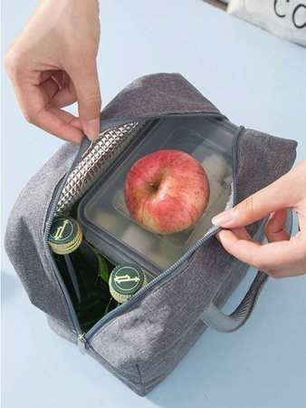 2x POJEMNIK TERMICZNY NA ZUPĘ LUNCH ZESTAW + TORBA TERMICZNA SZTUĆĆE