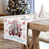 Bieżnik na stół obrus 40x120 świąteczny BOŻE NARODZENIE SKRZATY