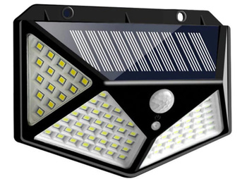 LAMPA SOLARNA Z CZUJNIKIEM RUCHU ZMIERZCHU 100 LED 2989