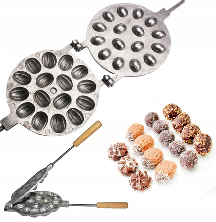 OPIEKACZ DO ORZESZKÓW 16 SZT NA KUCHENKE PATELNIA DO CIASTEK