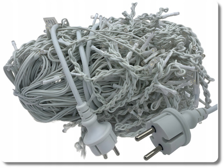 KURTYNA ŚWIETLNA 11M SOPLE 300 LED MULTI + FLASH sople hermetyczny kabel