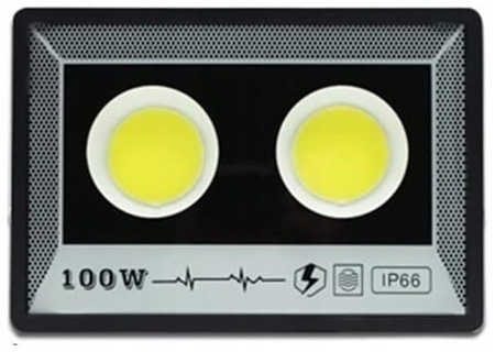 MOCNA LAMPA DO GARAŻU OGRODU NA ELEWACJE 100W IP66 NA LATA DIODY COB