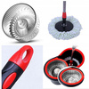 MOP ROTACYJNY obrotowy 360 SPIN TURBO 3w1 NAKŁADKI 2 sztuki płaski WIADREM