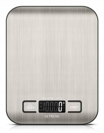 WAGA KUCHENNA CYFROWA ELEKTRONICZNA PRECYZYJNA 0.1g -5kg LCD DOTYKOWA