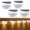 LAMPA SOLARNA NAŚCIENNA 6 LED CZUJNIK ZMIERZCHU