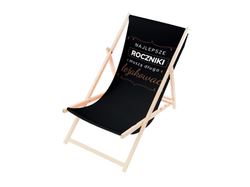 Leżak Drewniany ogrodowy plażowy premium NAJLEPSZE ROCZNIKI