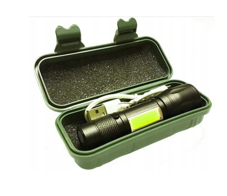 Latarka Taktyczna  ROWEROWA led cree Q5 zoom mini