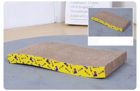 Drapak Dla Kota Legowisko Kartonowy Lodka 45cm Wygodny Stabilny EKOLOGICZNY
