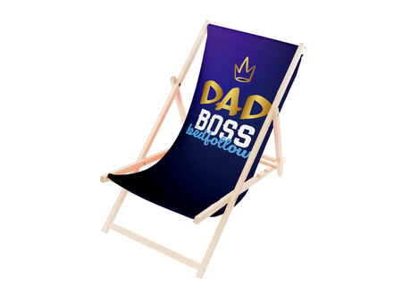 Leżak Drewniany ogrodowy plażowy premium DAD BOSS