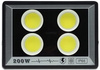 MOCNA LAMPA DO GARAŻU OGRODU NA ELEWACJE 200W IP66 NA LATA DIODY COB