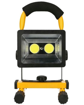 HALOGEN PRZENOŚNY LED SMD AKUMULATOROWY 50W COB