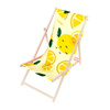 Leżak Drewniany ogrodowy plażowy premium LEMONIADA