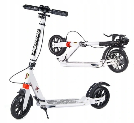 HULAJNOGA DUŻE KOŁA DOROSŁYCH SCOOTER 20CM TARCZOWY HAMULEC AMORTYZATORY