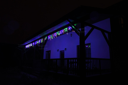 KURTYNA ŚWIETLNA 17M SOPLE 500 LED MULTI + FLASH SOPLE HERMETYCZNY KABEL